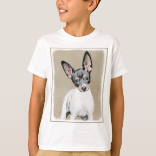 Råtta Terrier målning - Cute Original Hund Art T Shirt