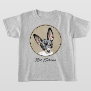 Råtta Terrier-målning - Cute Original Hund Art T Shirt