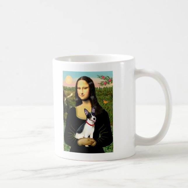 Råtta Terrier - Mona Lisa Kaffemugg (Höger)