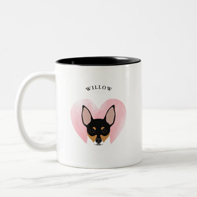 Råtta Terrier Mugg (Vänster)