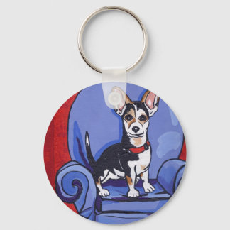 Råtta Terrier Nyckelring