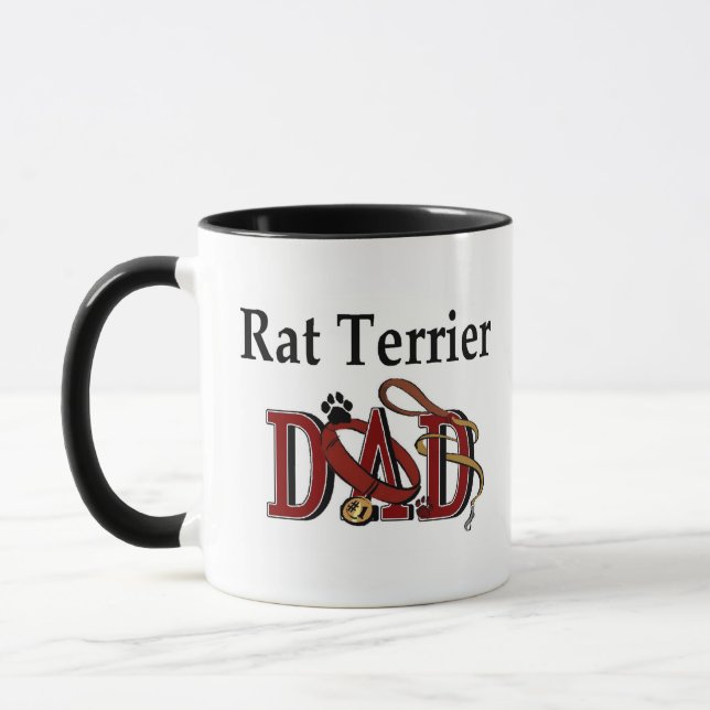 Råtta Terrier Pappa Mugg (Vänster)