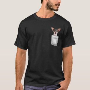 Råtta Terrier Puppy-Hund i fickan T Shirt