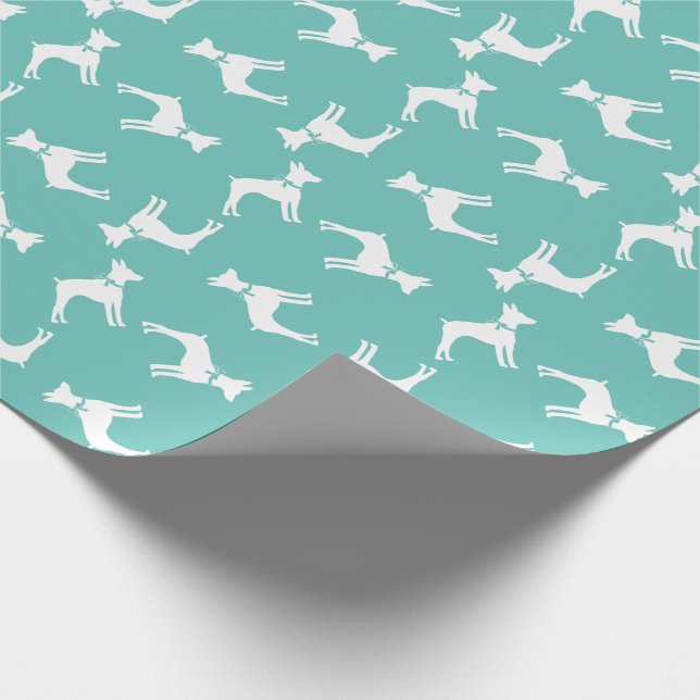 Råtta Terrier Puppy Hund Presentpapper (Hörn)