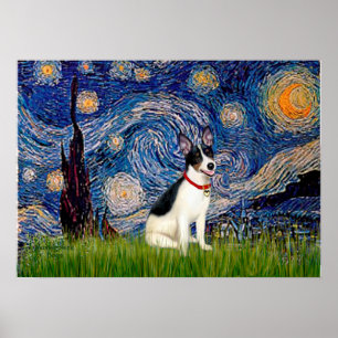 Råtta Terrier - Starry Natt Poster