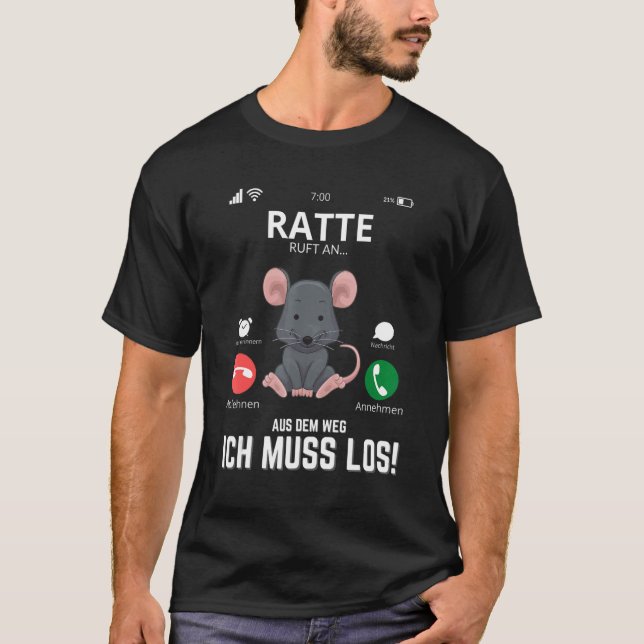 Råtta uppmanar barnen i råtta t shirt (Framsida)