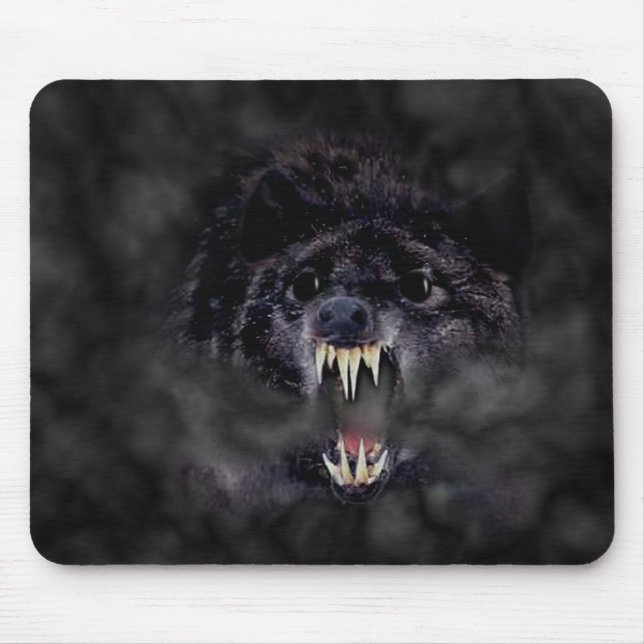 Råtta-Varg monstermousepad Musmatta (Framsidan)