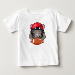 Råtta vid fotbollsportsport t shirt