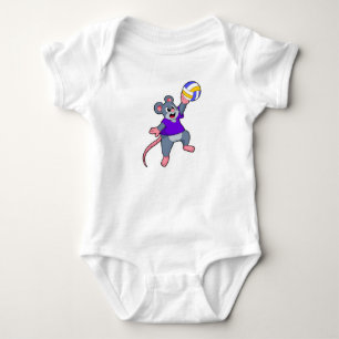 Råtta vid Volleyball Sports T Shirt