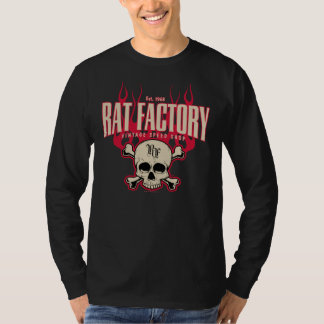 Råttafabriken "spöke flammar" LS-utslagsplatsen T-shirt