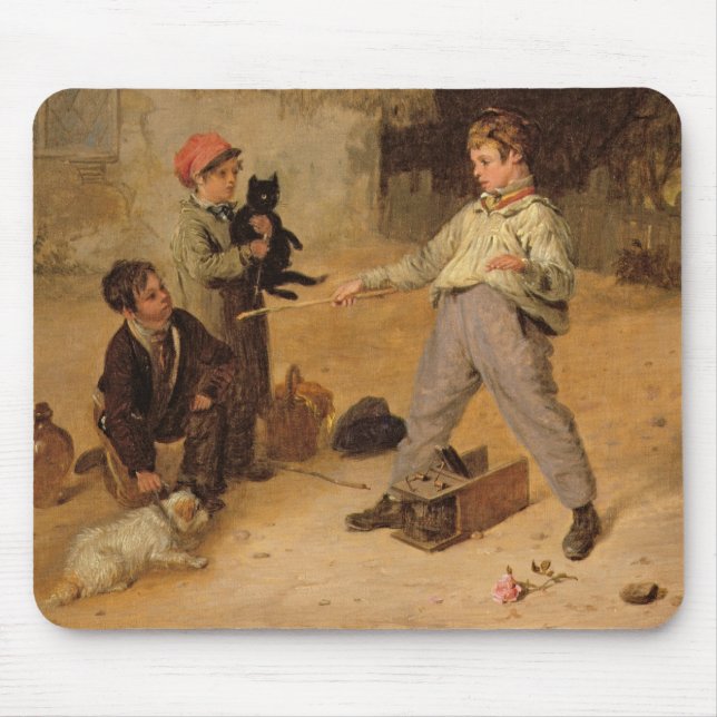 Råttafällan (olja på panel) musmatta (Framsidan)