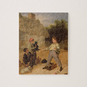 Råttafällan (olja på panel) pussel