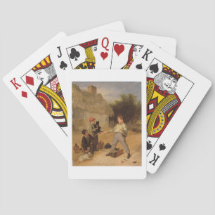 Råttafällan (olja på panel) spel kort