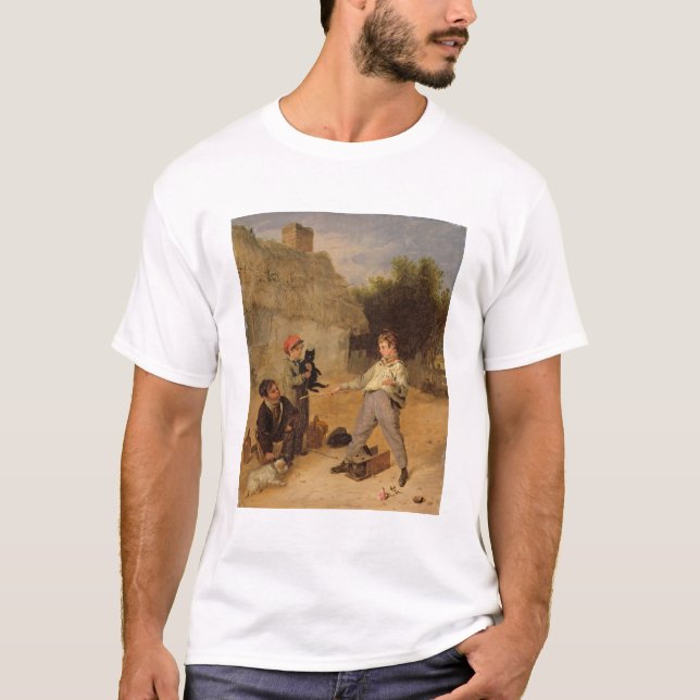 Råttafällan (olja på panel) tee shirt (Framsida)