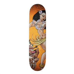 RåttaFink lekar för den Hula flickan Skateboard Bräda 20 Cm