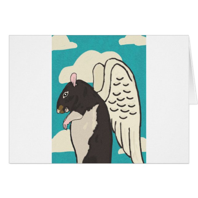 Råttahimmel Hälsningskort (Framsidan Horizontal)