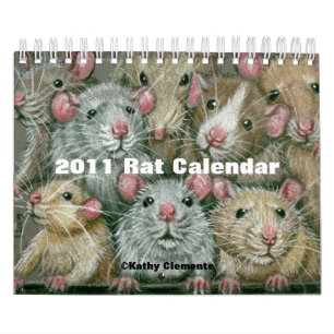 Råttakalender 2011 av Kathy Clemente Kalender