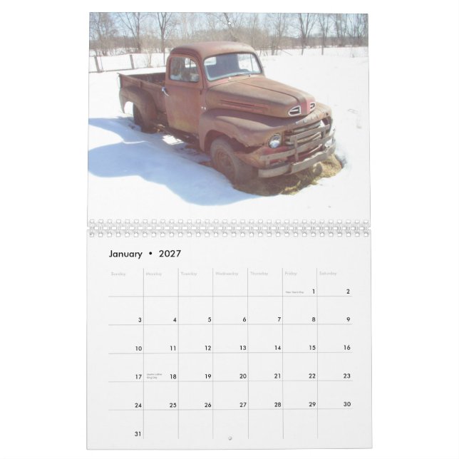 Råttakalender Kalender (Jan 2027)