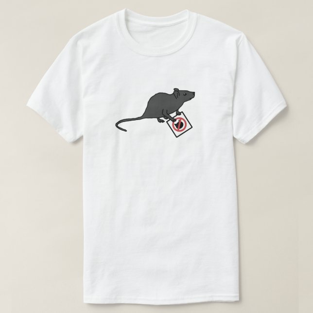 Råttaktivist  t shirt (Design framsida)