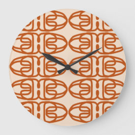 RATTAN acrylic wall clock  Stor Klocka