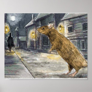 Råttan av Whitechapel Poster