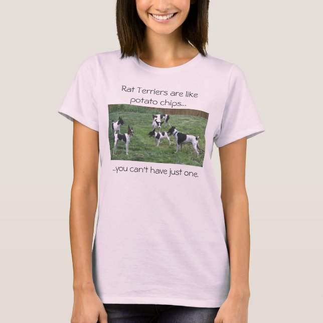 Råttan som Terriers är den lika potatisen, gå i T-shirt (Framsida)