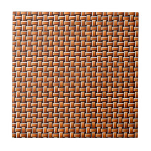 Rattan struktur kakelplatta