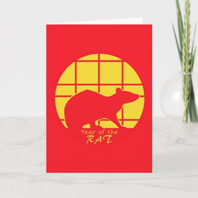 Råttans år kort (Framsida)