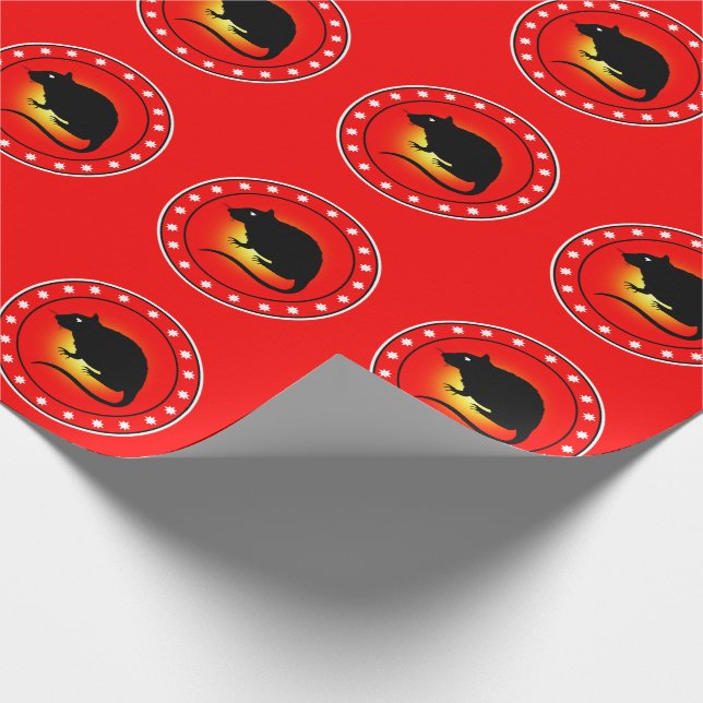 Råttans år presentpapper (Hörn)