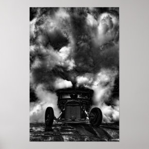 RåttaStång brännskada ut Poster