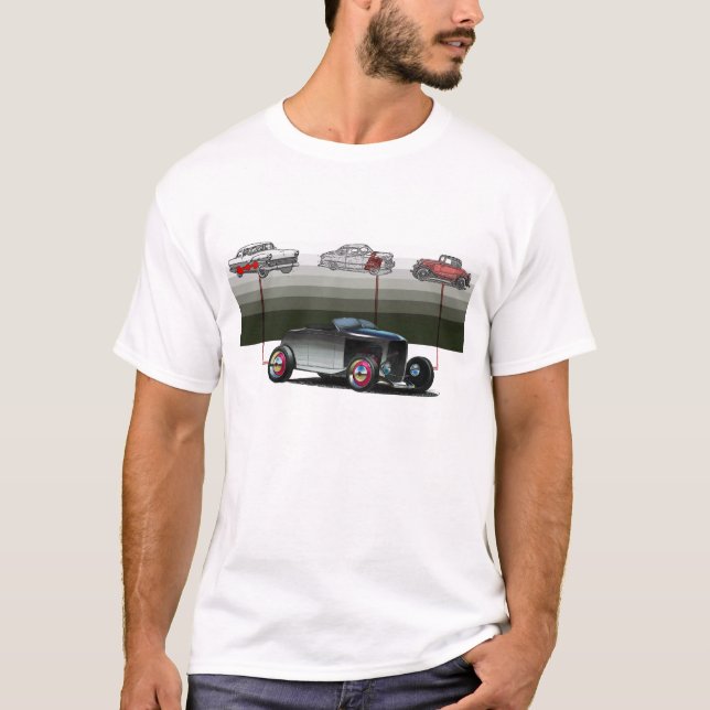 råttastångillustration tee shirt (Framsida)