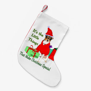 RåttaTerrierjul Liten Julstrumpa