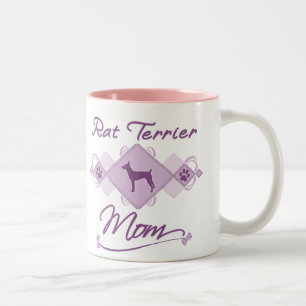 RåttaTerriermamma Två-Tonad Mugg