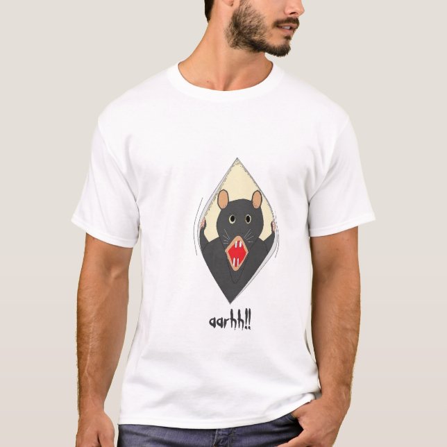 Råttatshirt. T Shirt (Framsida)