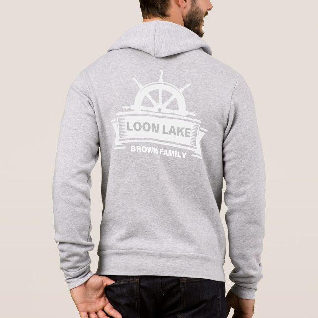 Rattbåt i Sjö House T Shirt (Baksida)