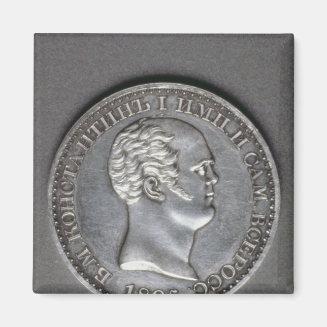 Rättegång mot en Ruble of Constantine Pavlovich Magnet (Framsidan)