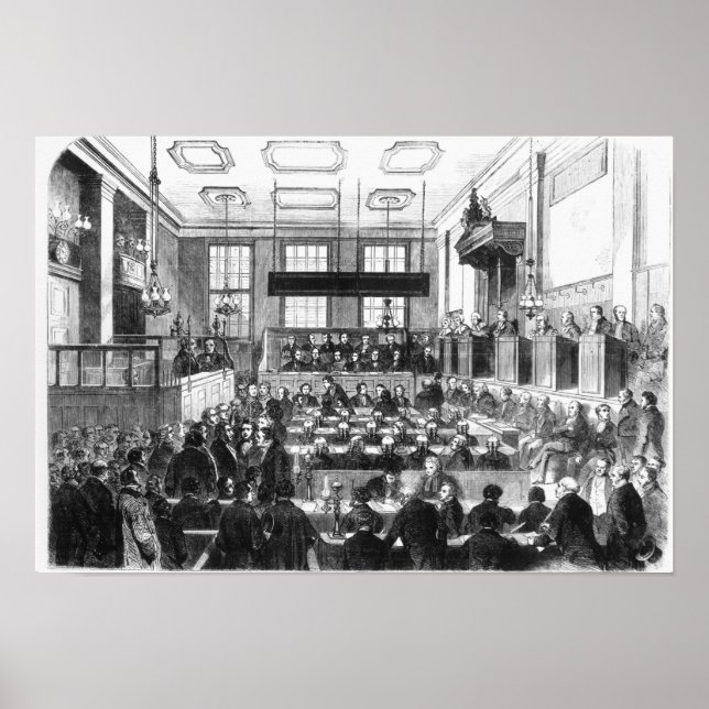 Rättegång mot William Palmer Poster (Framsidan)