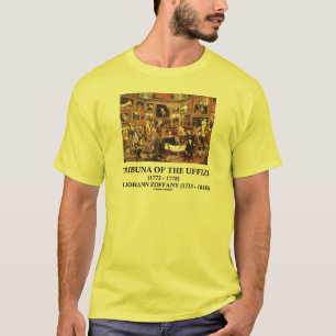 Rättegången i Uffizi av Johann Zoffany Art om ko T Shirt