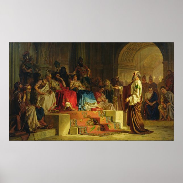 Rättegången mot Apostle Paul Poster (Framsidan)