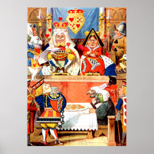Rättegången mot Hearts Knave i Wonderland Poster