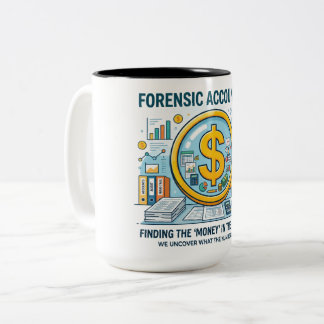 Rättegångsekonom Kaffebägare för Pengaflödesdetekt Två-Tonad Mugg