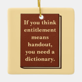 Rätten är inte en utväxling julgransprydnad keramik