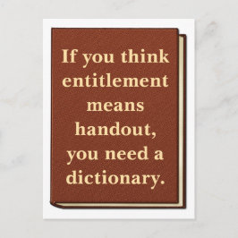 Rätten är inte en utväxling vykort