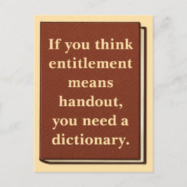 Rätten är inte en utväxling vykort