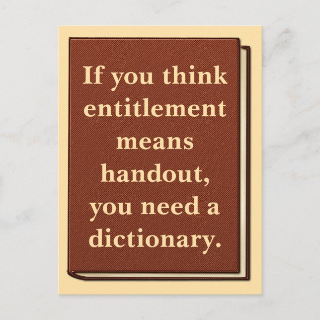 Rätten är inte en utväxling vykort (Framsida)