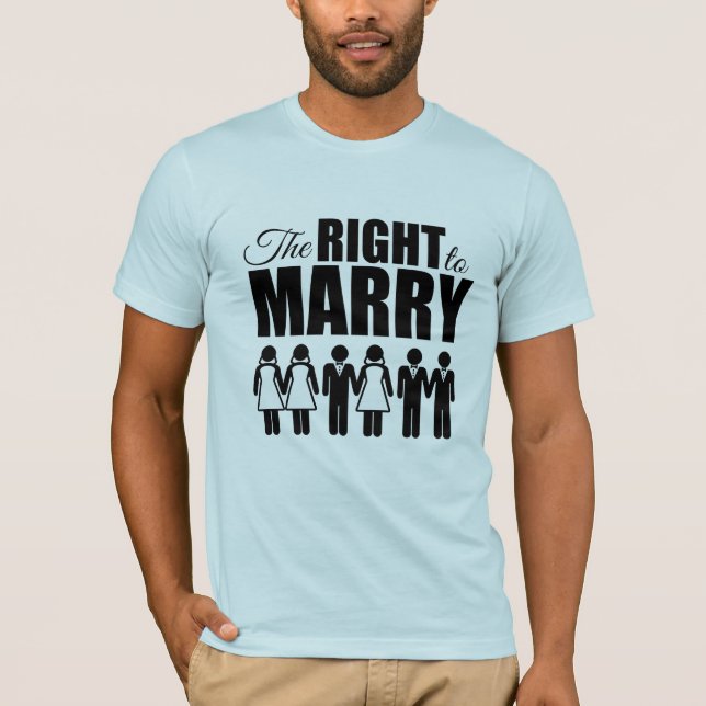 RÄTTEN ATT GIFTA SIG -.png T-shirt (Framsida)