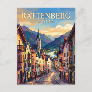 Rattenberg Österrike Vykort