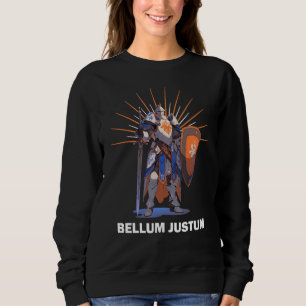 RÄTTFÄRDIG KRIG Knights Templar Motto T Shirt