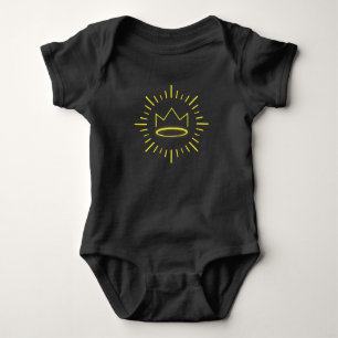 Rättfärdig kungbebisbodysuit t shirt
