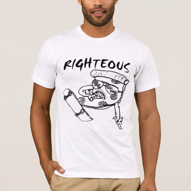 Rättfärdig skjorta t-shirt (Framsida)